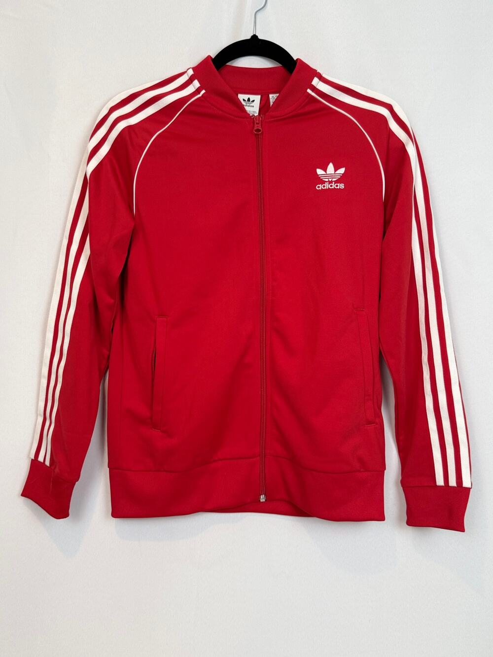 Adidas Originals SST Superstar Track Jacket Scarlet Red White XS S Trefoil